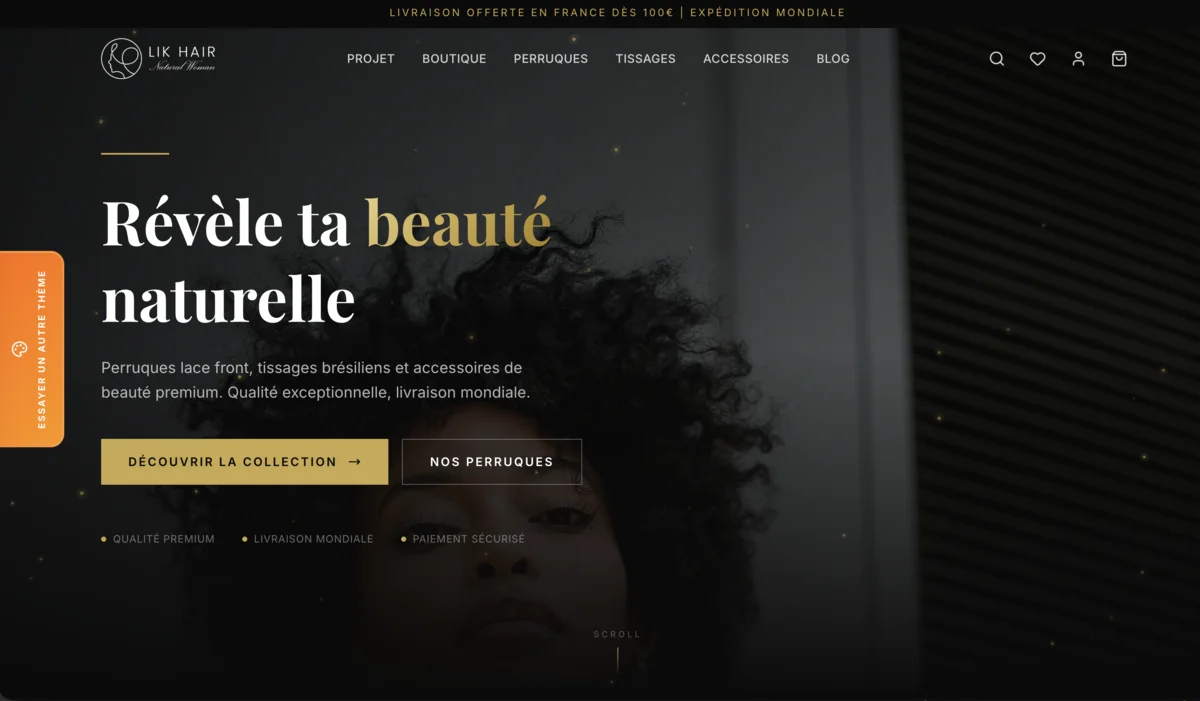 Lik Hair Natural Woman